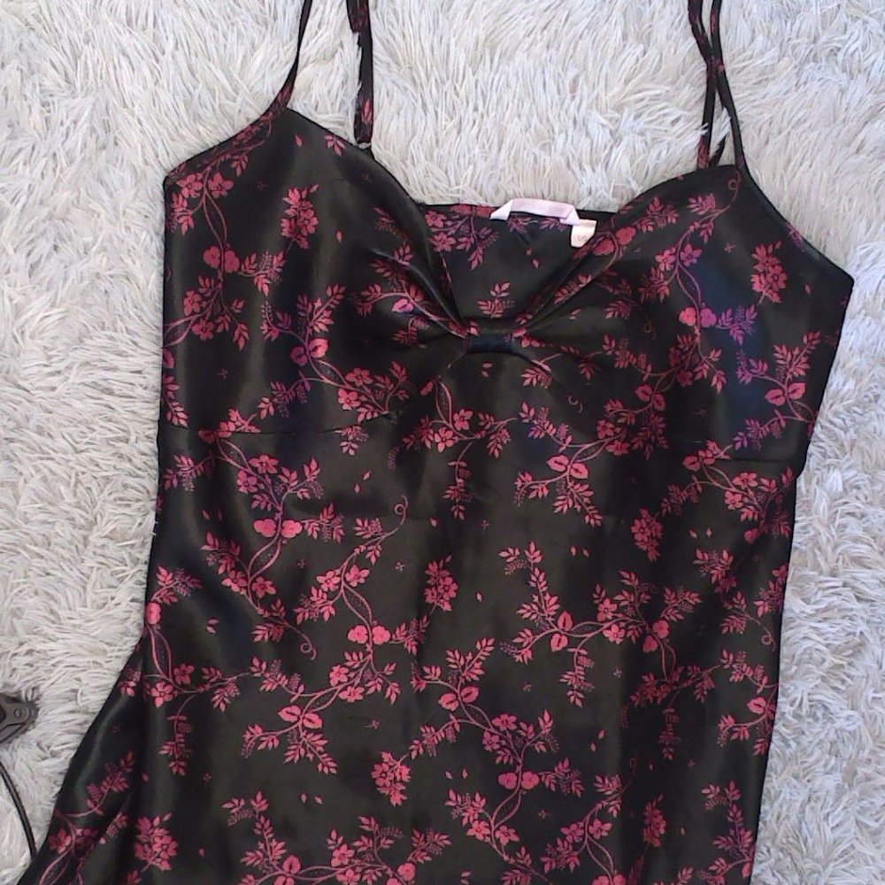 la vie en rose mini slip dress